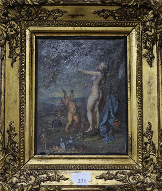 V H Moody Venus and Cupid 32 x 25cm